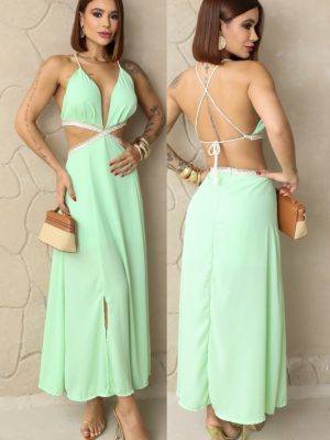 vestido mÍdi com renda