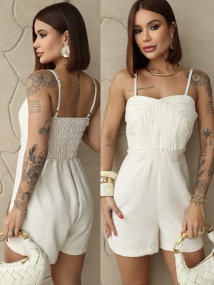 macaquinho busto cordas