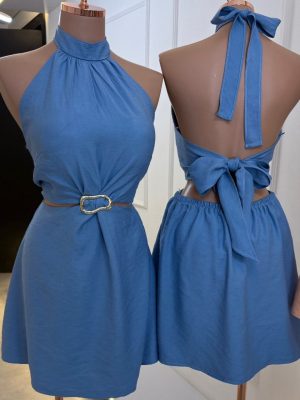 macaquinho saia gola alta